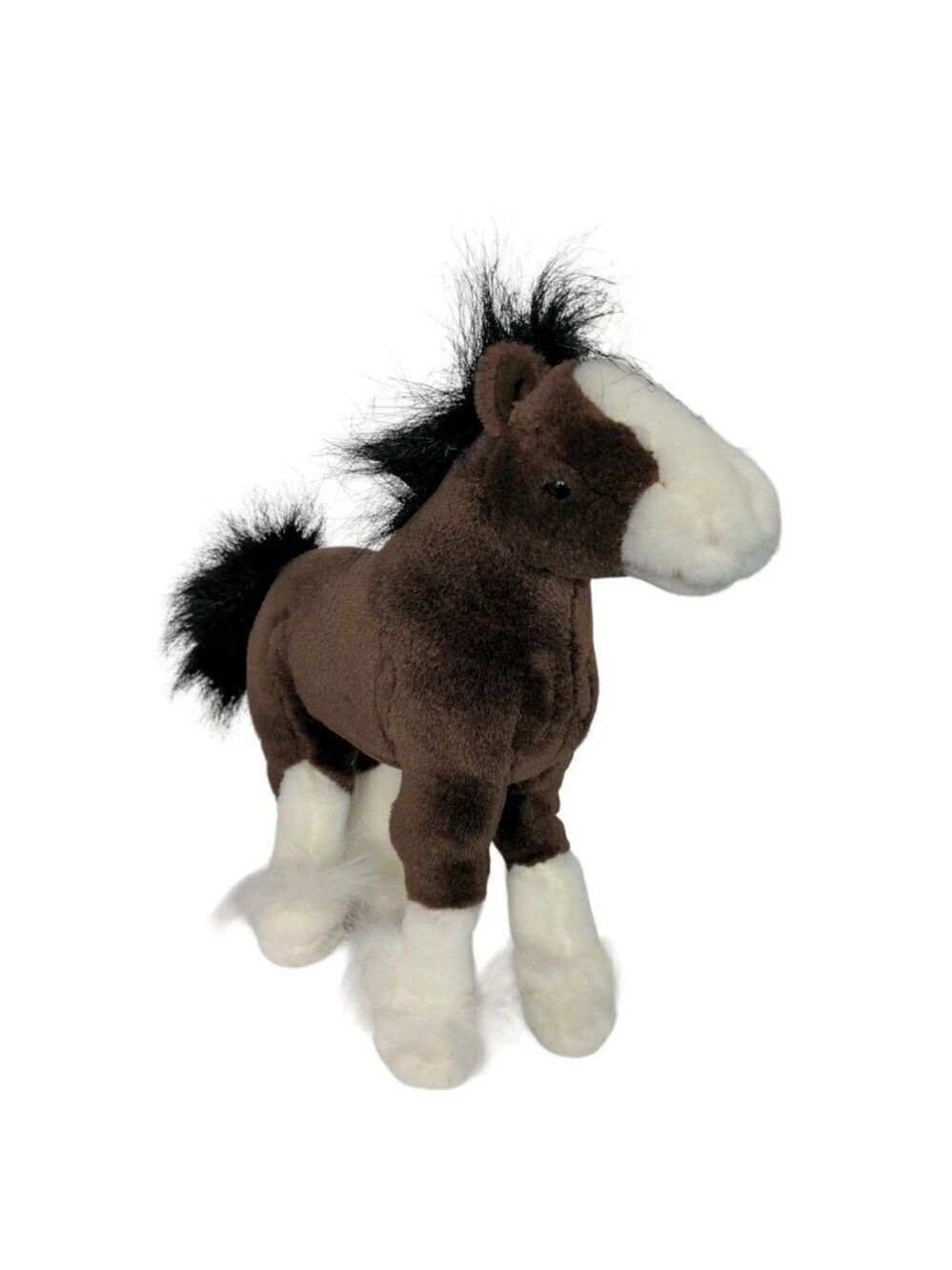 Gund Clydesdale Horse Plush Brown 13 Inch